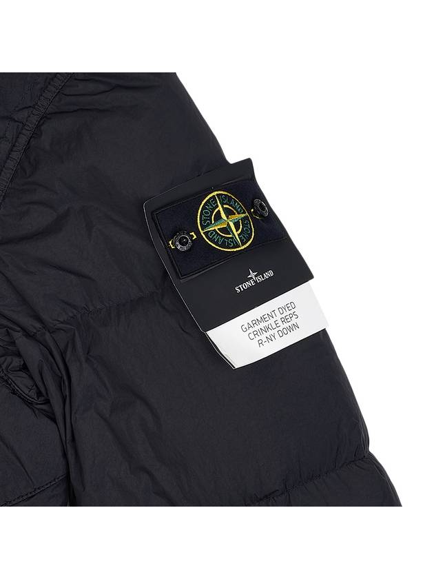 Wappen Patch Crinkle Labs Padding Black - STONE ISLAND - BALAAN 6