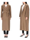 S Giulietta 2390160633600 001 Wool Wrap Style Long Coat - MAX MARA - BALAAN 2