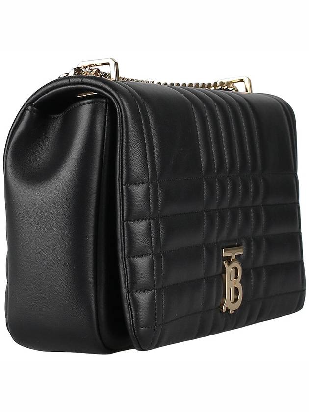 Lola Quilted Leather Medium Cross Bag Black - BURBERRY - BALAAN 6