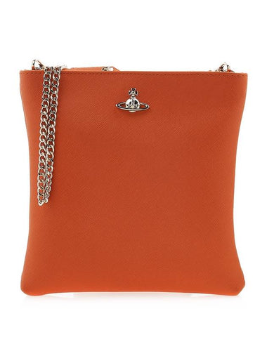 Square Chain Cross Bag Orange - VIVIENNE WESTWOOD - BALAAN 1