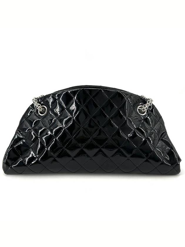 Patent Mademoiselle bowling bag shoulder - CHANEL - BALAAN 4