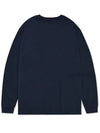 K126 Workwear Pocket Long Sleeve T Shirt Unisex Navy - CARHARTT - BALAAN 2