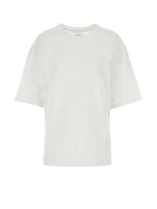 Guizy Back Logo Cotton Short Sleeve T-Shirt White - ISABEL MARANT - BALAAN 2