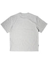 OG Basic Pocket Logo Short Sleeve T Shirt Melange Gray - OFFGRID - BALAAN 3