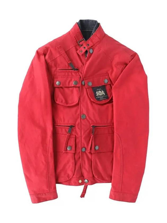 12th Anniversary Best Denim Layered Jacket Red 71AM0385 - DSQUARED2 - BALAAN 1