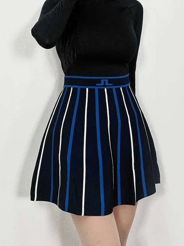 River knit skirt golf wear navy GWSD06945 - J.LINDEBERG - BALAAN 2