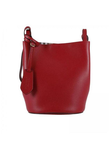 Haymarket Lawn Solid Shoulder Bag Red - BURBERRY - BALAAN 1