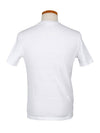 graphic print short sleeve t-shirt white - NEIL BARRETT - BALAAN 4