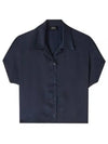 Miley Short Sleeve Shirt Navy - A.P.C. - BALAAN 2