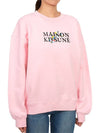 Flowers Comfort Sweatshirt Pink - MAISON KITSUNE - BALAAN 4