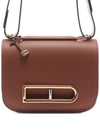 Lingot Olen Calf Leather Shoulder Bag Tan - DELVAUX - BALAAN 3