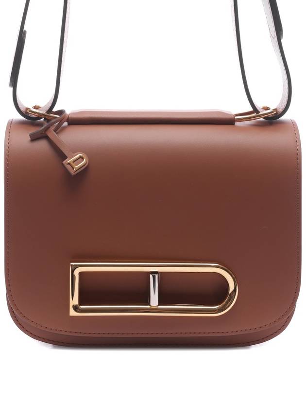 Lingot Olen Calf Leather Shoulder Bag Tan - DELVAUX - BALAAN 2