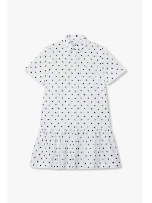 30 9 29 PS Women s Floral Cotton Dress White - PAUL SMITH - BALAAN 1