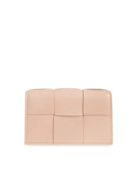 Intrecciato Flap Card Wallet Lotus - BOTTEGA VENETA - BALAAN 2