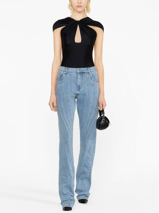 MUGLER Trousers Blue - MUGLER - BALAAN 2