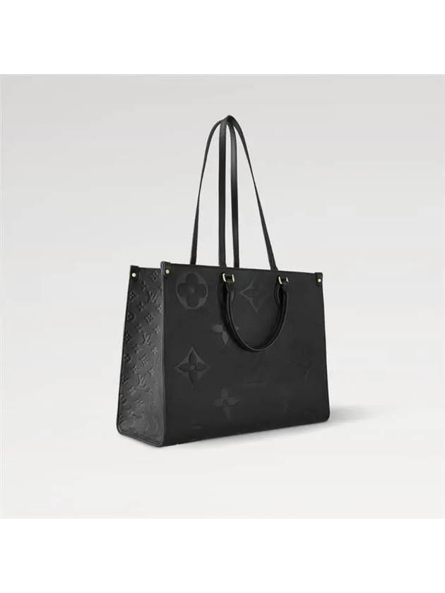 OnTheGo Monogram Empreinte Leather Tote Bag Black - LOUIS VUITTON - BALAAN 3