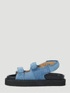 Madee Denim Sandals Blue - ISABEL MARANT - BALAAN 4