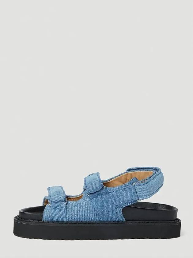 Madee Denim Sandals Blue - ISABEL MARANT - BALAAN 4