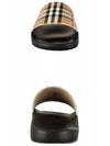 Vintage Check Slippers Beige Black - BURBERRY - BALAAN 7