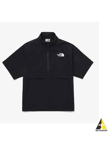 The North Face NT7KQ01J White Label Ice Run Half Zip Short Sleeve Tee - THE NORTH FACE - BALAAN 1