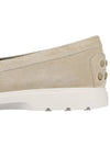 Casual Suede Slipper Loafers Beige - TOD'S - BALAAN 7