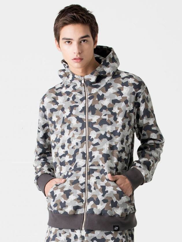 star camo hoodie zip up gray - AOX - BALAAN 2