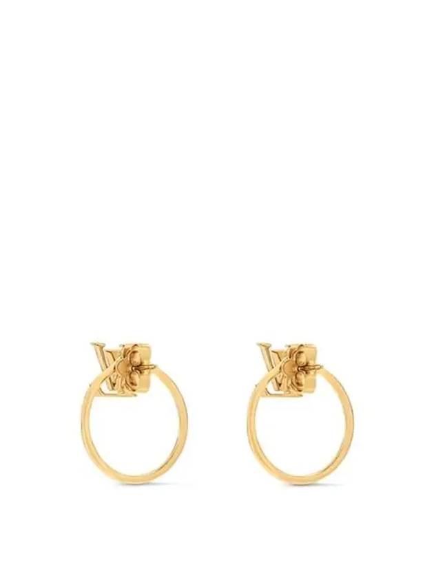 LV Eclipse Earrings Gold - LOUIS VUITTON - BALAAN 3