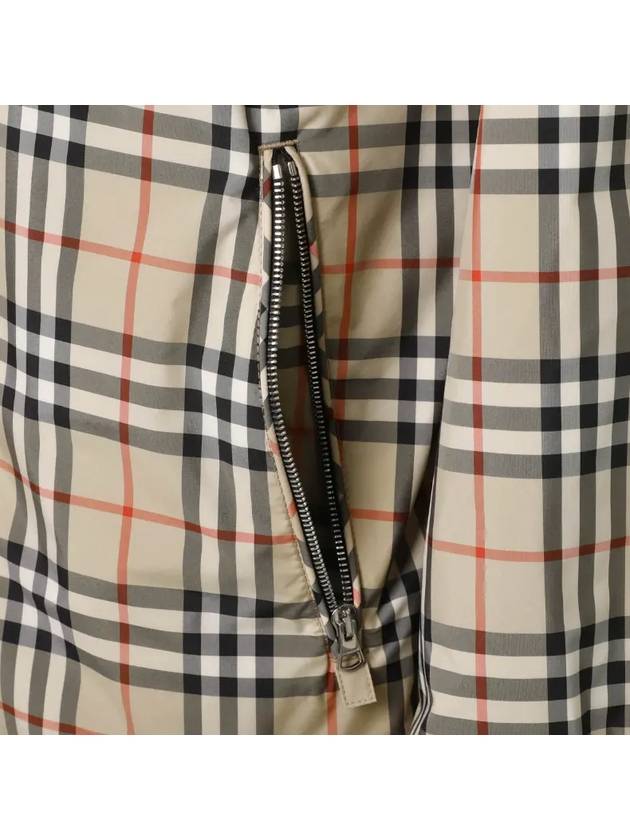 24 Reversible Vintage Check Double sided Jacket Recycled Polyester - BURBERRY - BALAAN 7