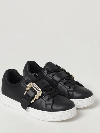 Sneakers Versace Jeans Couture in pelle con fibbia Baroque - VERSACE - BALAAN 2