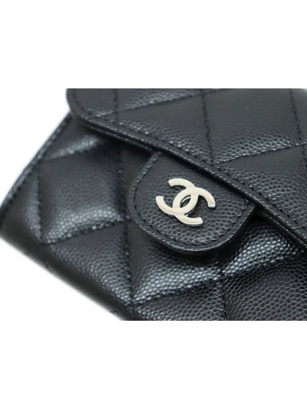 Used 1 time almost new Classic Caviar Card Chain Bag No 31 AP0238 Cross - CHANEL - BALAAN 3