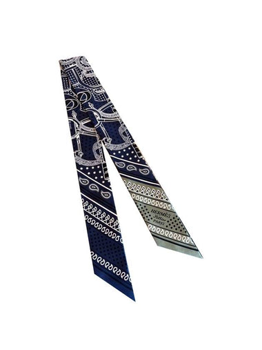 Eperon D'Or Bandana Twilly Scarf Blanc - HERMES - BALAAN 1