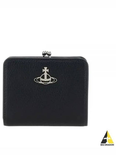 ORB Logo Half Wallet Black - VIVIENNE WESTWOOD - BALAAN 2