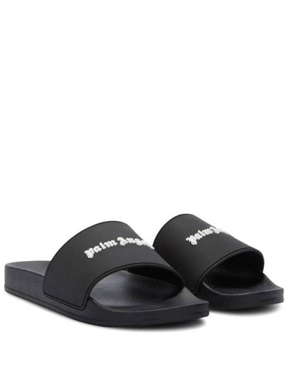 Palm Angels Slide Sandals With Embossed Logo - PALM ANGELS - BALAAN 2