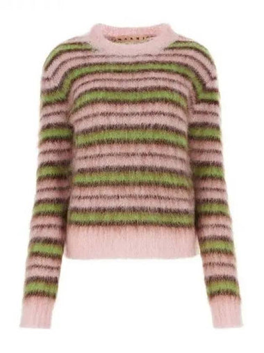 Striped mohair knit top 270249 - MARNI - BALAAN 1