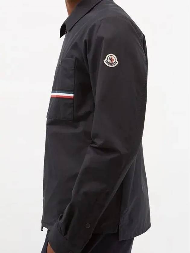 Akahito Akahito logo applique patch shell jacket - MONCLER - BALAAN 4