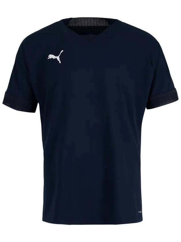 Team Final Jersey Short Sleeve T-Shirt Navy - PUMA - BALAAN 3