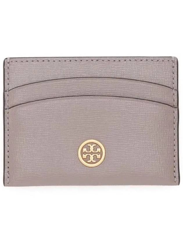 Robinson Card Wallet Grey - TORY BURCH - BALAAN 3