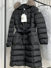 Khloe Long Down Jacket Black - MONCLER - BALAAN 2