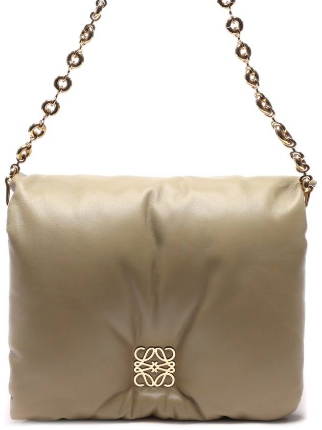 Women's Goya Puffer Chain Shoulder Bag - LOEWE - BALAAN 1