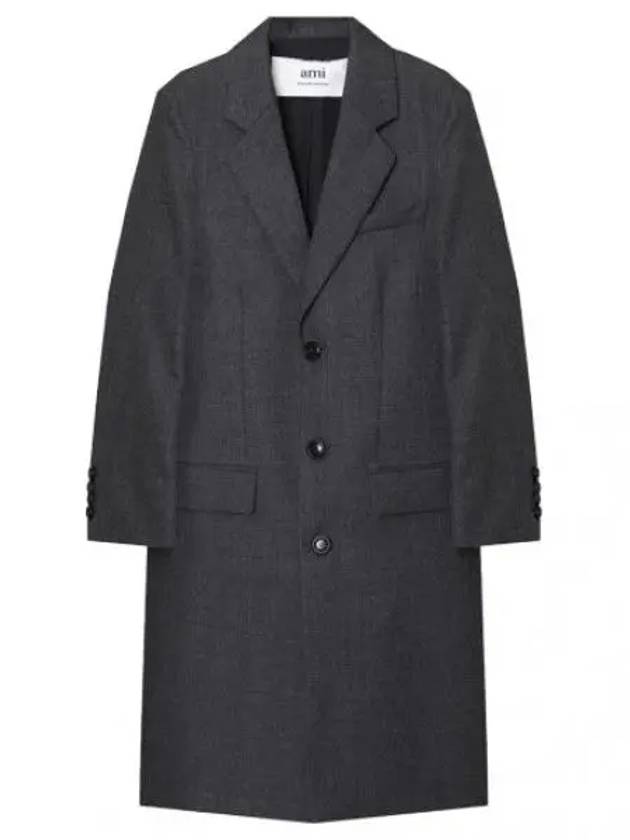 Wool three button single coat men s - AMI - BALAAN 1