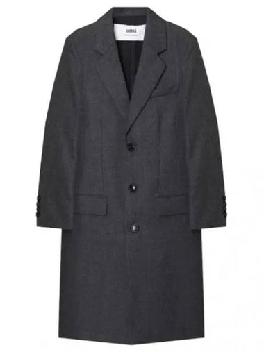 Wool three button single coat - AMI - BALAAN 1