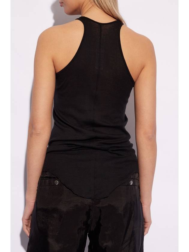 Rick Owens ‘Rib’ Tank Top, Women's, Black - RICK OWENS - BALAAN 4