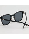 Eyewear square horn rimmed acetate sunglasses black - TOM FORD - BALAAN 5