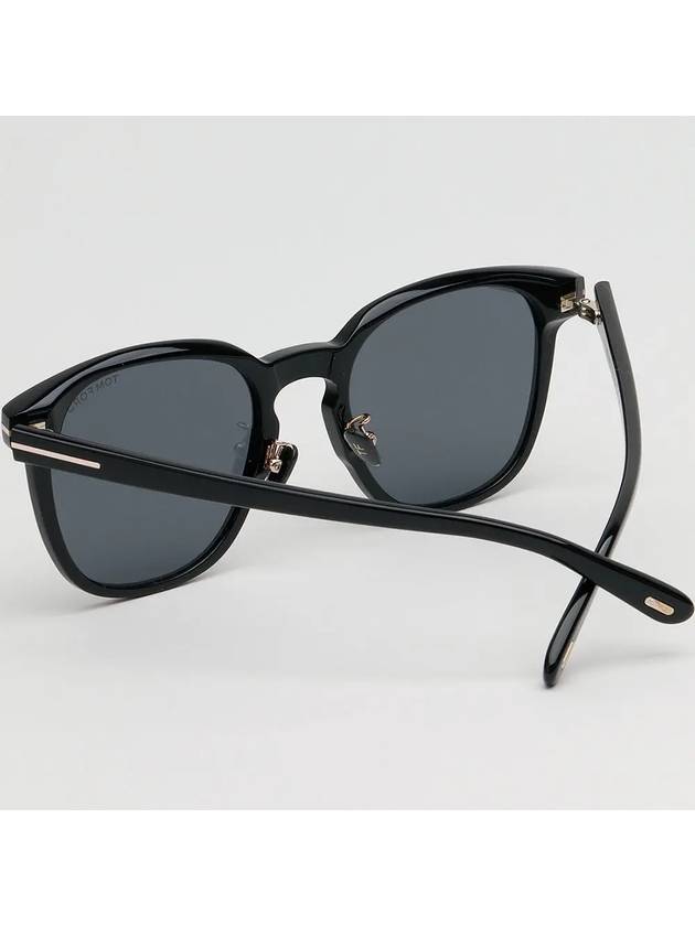 Eyewear square horn rimmed acetate sunglasses black - TOM FORD - BALAAN 5