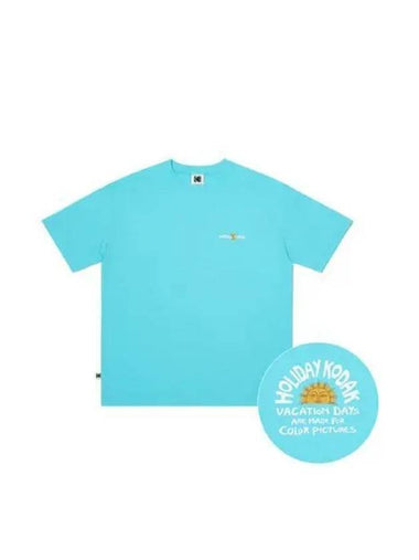 KODAK Apparel Summer Back Graphic Sorona Short Sleeve T Shirt S BLUE - KODO - BALAAN 1