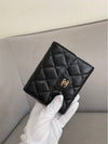 Classic half wallet caviar black gold AP0231 - CHANEL - BALAAN 10