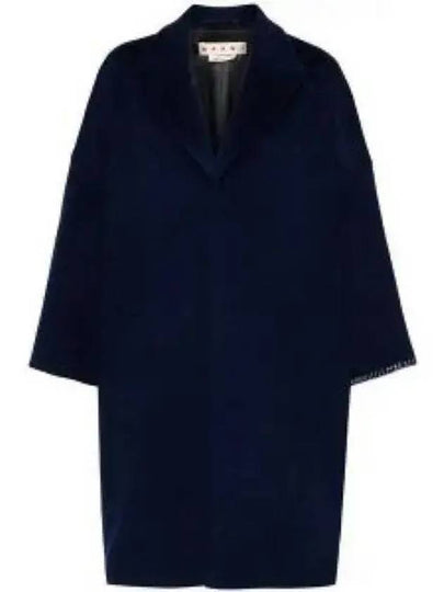 Stitched Logo Single Coat Blue - MARNI - BALAAN 2