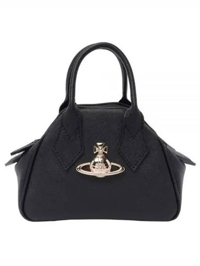 ORB Plaque Small Tote Bag Black - VIVIENNE WESTWOOD - BALAAN 2