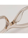 Glasses frame CL50112I 057 Beige transparent cat eye horn - CELINE - BALAAN 6