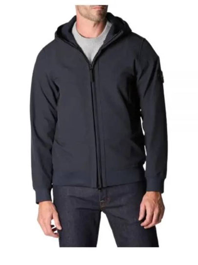 Technology Recycled Polyester Hooded Jacket Navy - STONE ISLAND - BALAAN 2